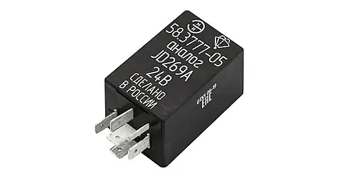 Реле стеклоочистителя 6конт. (JD269A) 24V 30A {Shen Long SLK 6101, Yutong ZK6737D}