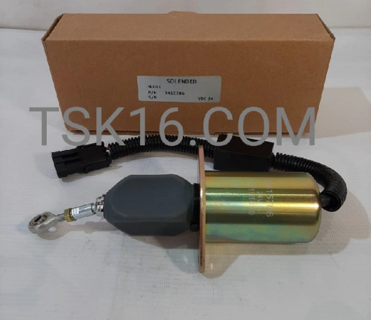 Соленоид (клапан отсечки топлива) 3415706 (3935650, 4942878) - 6CT, ISLe,L, BТА (Аналог)